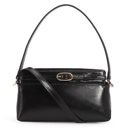 Bolsa De Ombro - Couro Preto