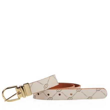 Cinto - Alt Monograma Off White