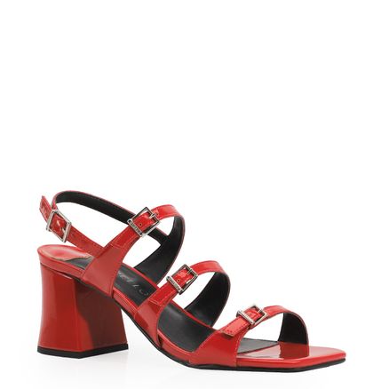 Sandália - Verniz Vermelho