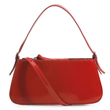 Bolsa De Mão - Verniz Vermelho