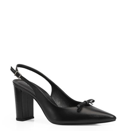 Scarpin - Couro Preto