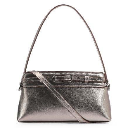 Bolsa De Ombro - Couro Prata