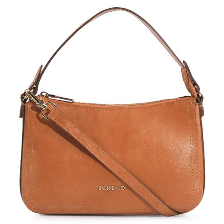Bolsa De Mão - Couro Caramelo