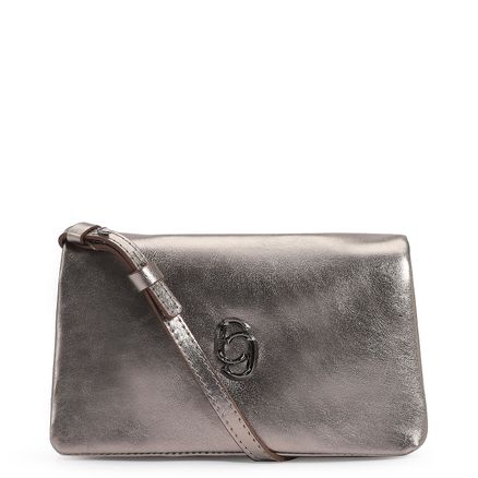 Bolsa Transversal - Couro Prata