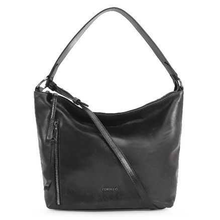 Bolsa Hobo - Couro Preto