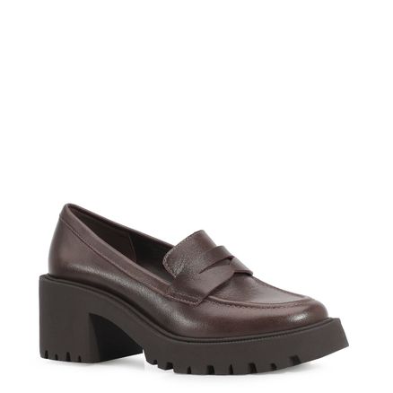 Mocassim - Couro Marrom