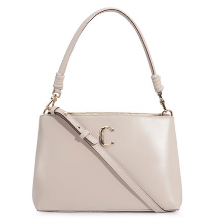 Bolsa De Ombro Jasmine - Couro Off White