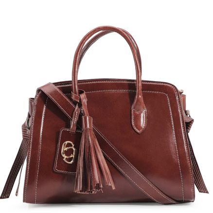Bolsa Tote - Couro Marrom