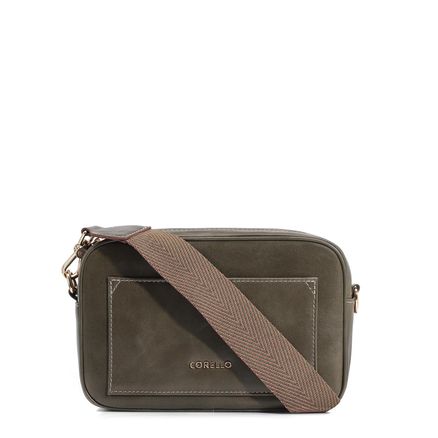 Bolsa Transversal - Couro Verde