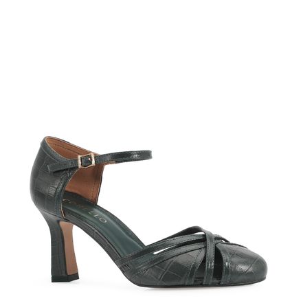 Scarpin - Couro Verde