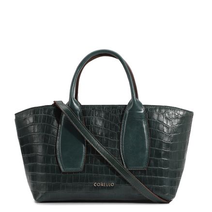 Bolsa Tote - Couro Verde