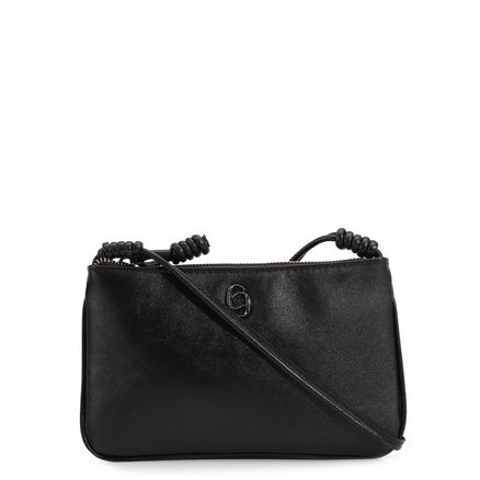 Bolsa Transversal - Couro Preto