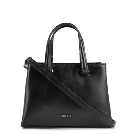 Bolsa Tote - Couro Preto