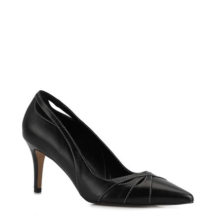 Scarpin - Couro Preto