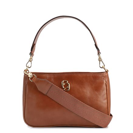 Bolsa De Ombro - Couro Marrom