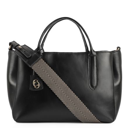 Bolsa Tote - Couro Preto