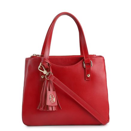 Bolsa Tote - Couro Vermelho