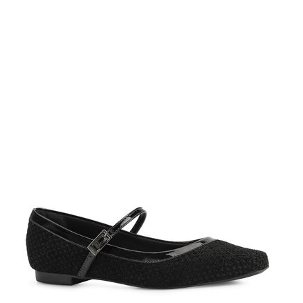 Sapatilha - Tweed Preto