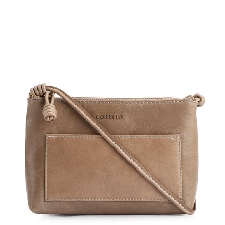 Bolsa Transversal - Couro Argila