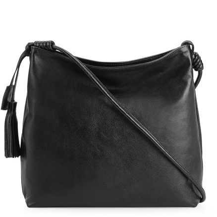 Bolsa Hobo - Couro Preto