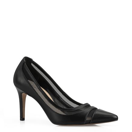 Scarpin - Couro Preto