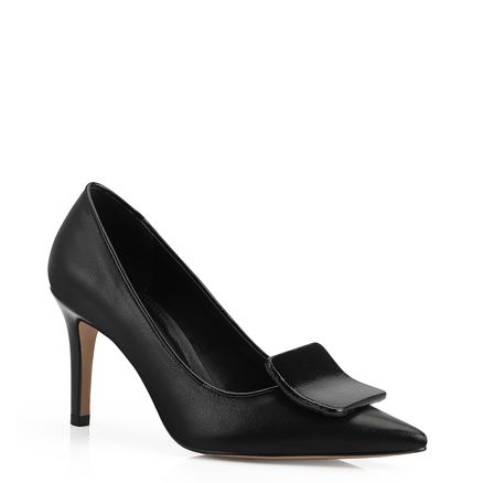 Scarpin - Couro Preto