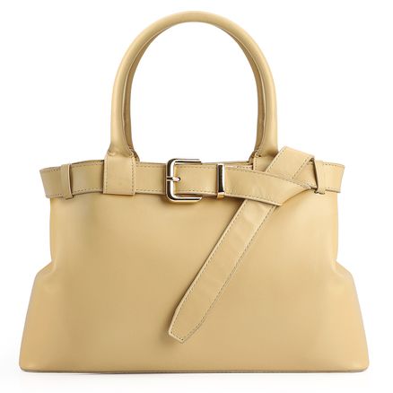 Bolsa Tote - Couro Amarelo