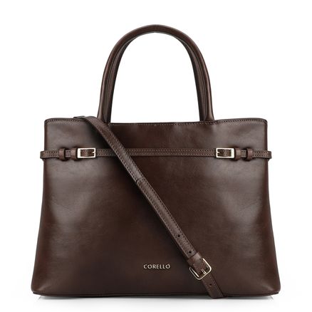 Bolsa Tote - Couro Marrom