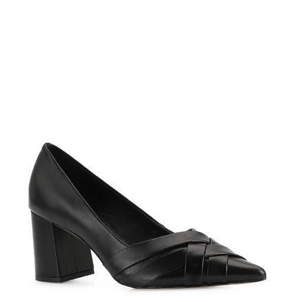 Scarpin - Couro Preto