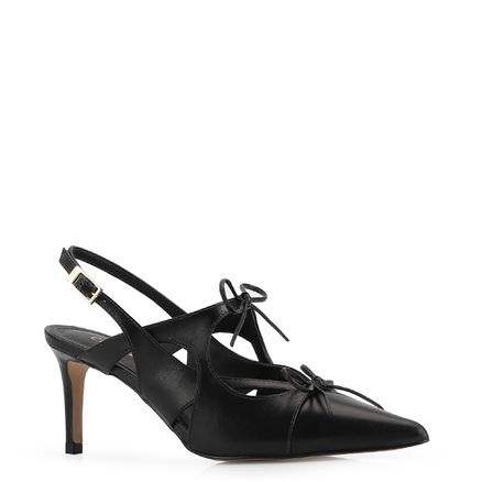 Scarpin - Couro Preto