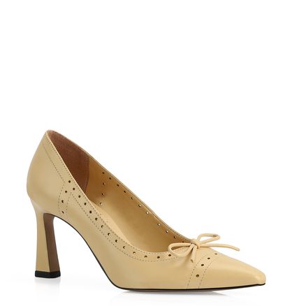 Scarpin - Couro Amarelo