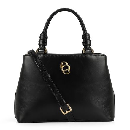 Bolsa Tote - Couro Preto