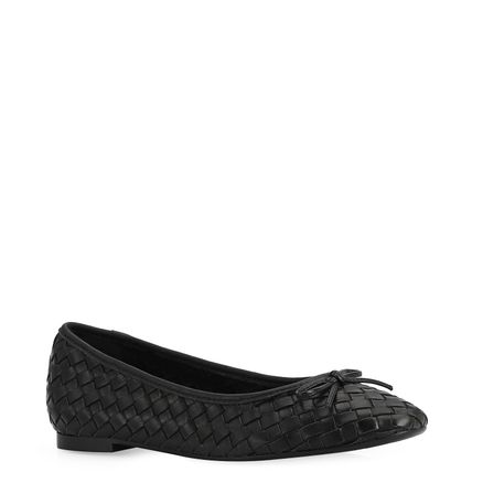 Sapatilha Tressê - Couro Preto