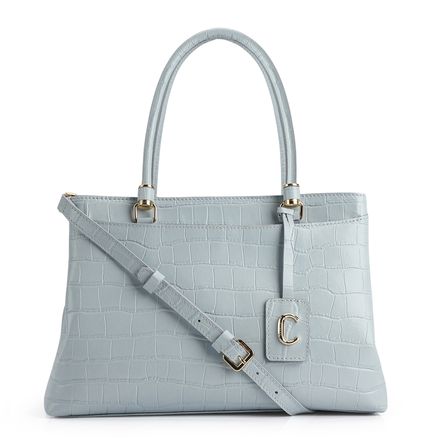 Bolsa Tote - Croco Azul