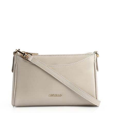 Bolsa Transversal - Couro Off White