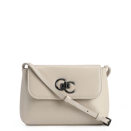 Bolsa Transversal - Couro Off White