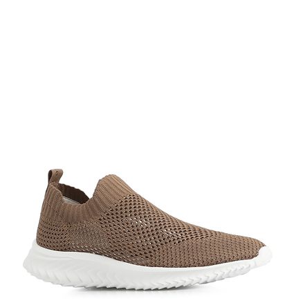 Slip On - Knit Bege