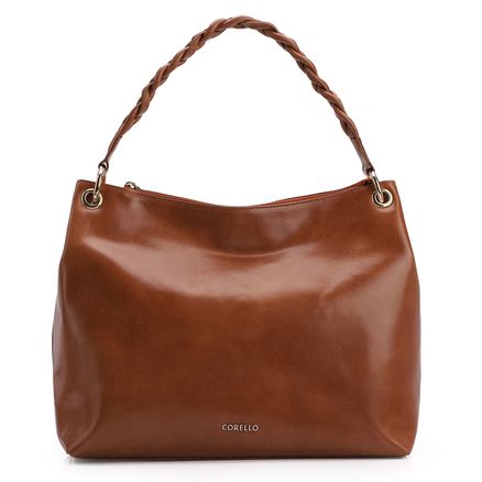 Bolsa Hobo - Couro Marrom