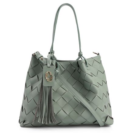 Bolsa Tote - Tressê Couro Verde