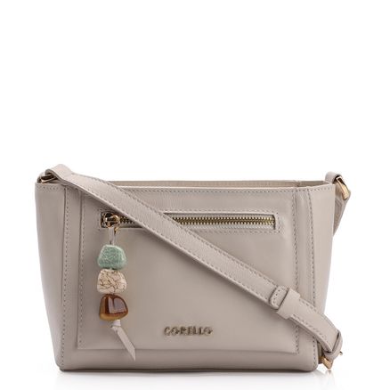 Bolsa Transversal - Couro Off White
