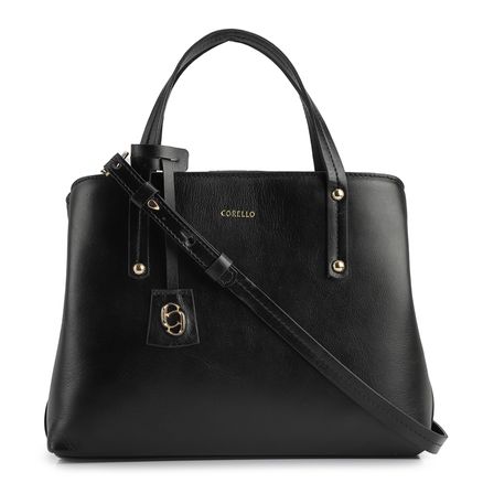 Bolsa Tote - Couro Preto