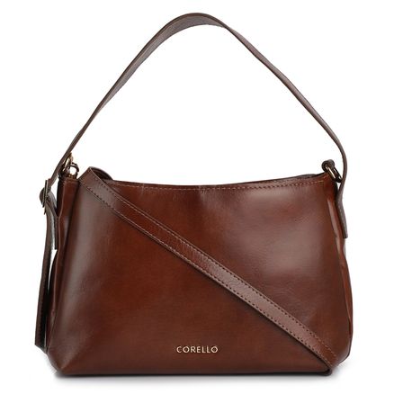 Bolsa Hobo - Couro Marrom