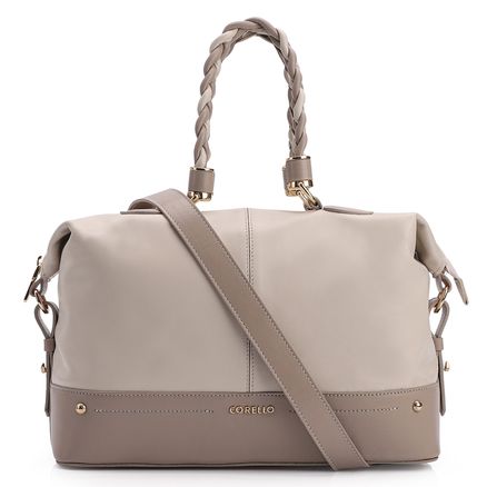 Bolsa Tote - Couro Off White/Bege