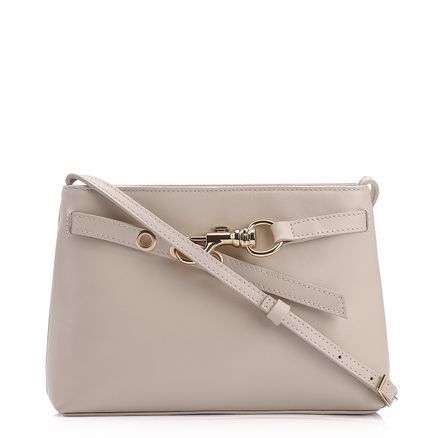 Bolsa Transversal - Couro Off White