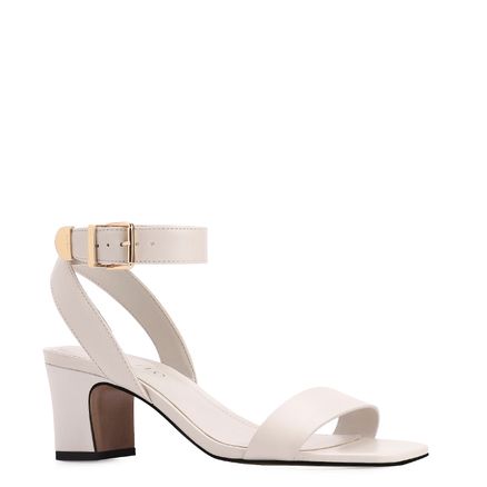 Sandália - Couro Off White