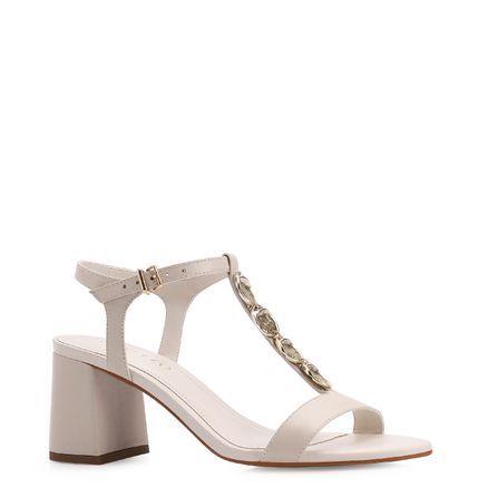 Sandália - Couro Off White