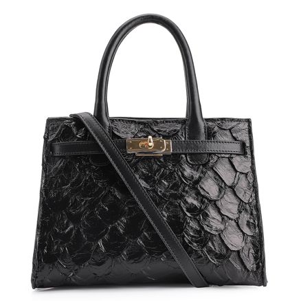 Bolsa Tote Pirarucu - Preto