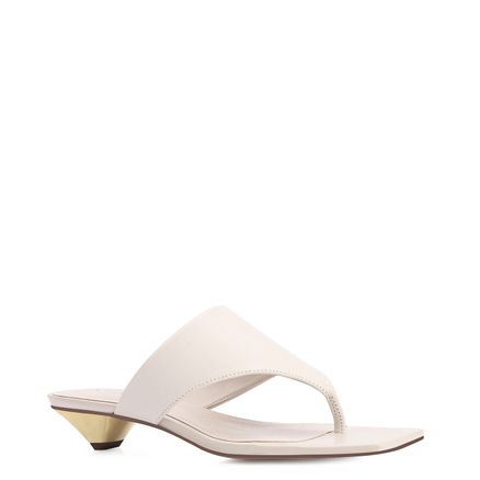 Mule - Couro Off White