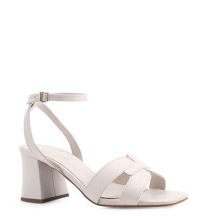 Sandália - Couro Off White