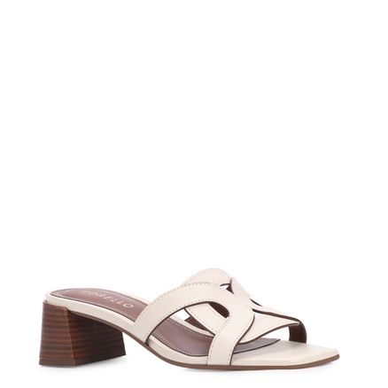 Mule - Couro Off White